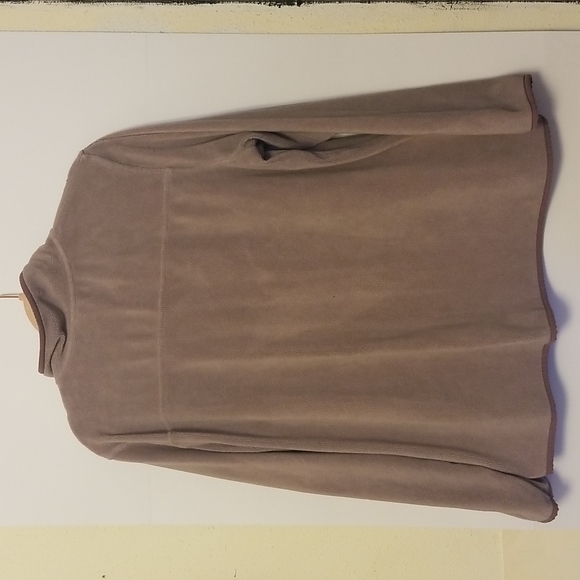 Ladies Button Snapneck Fleece Pullover. - Picture 4 of 6